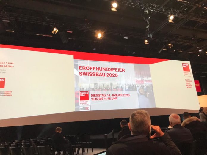 Swissbau, Swissbau 2020, Eröffnung, Feier, Öff Öff, Hans Stöckli,